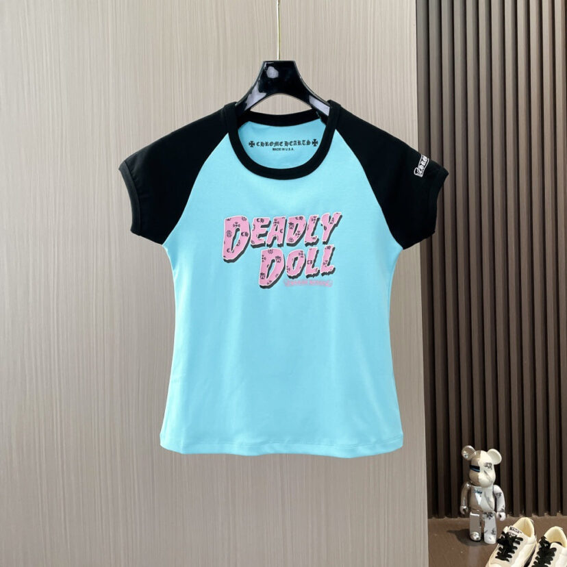 Chrome Hearts deadly doll cartoon goddess print short-sleeved T-shirt