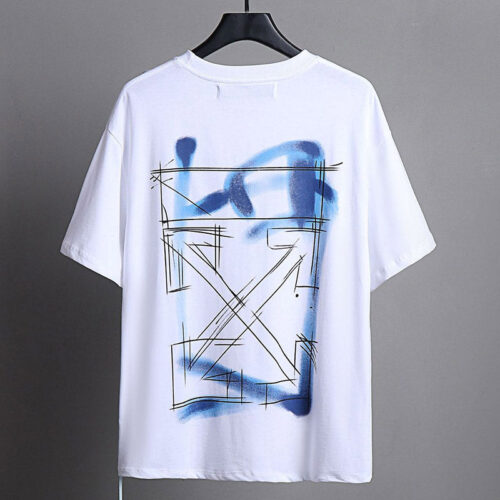 O1CN01PeiD751TjUZpuQNhV__2208944992418-0-cib OFF WHITE Blue arrow pattern T-Shirts
