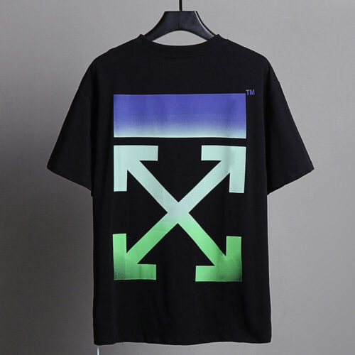 O1CN01SlnlVH1TjUa1pvS04__2208944992418-0-cib OFF WHITE Gradient cartoon arrow pattern T-Shirts