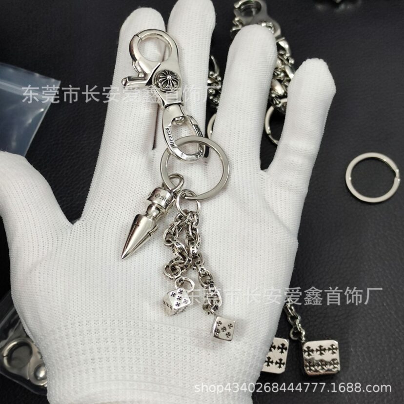 Chrome Hearts Lobster Head Buckle Multi-Element Keychain