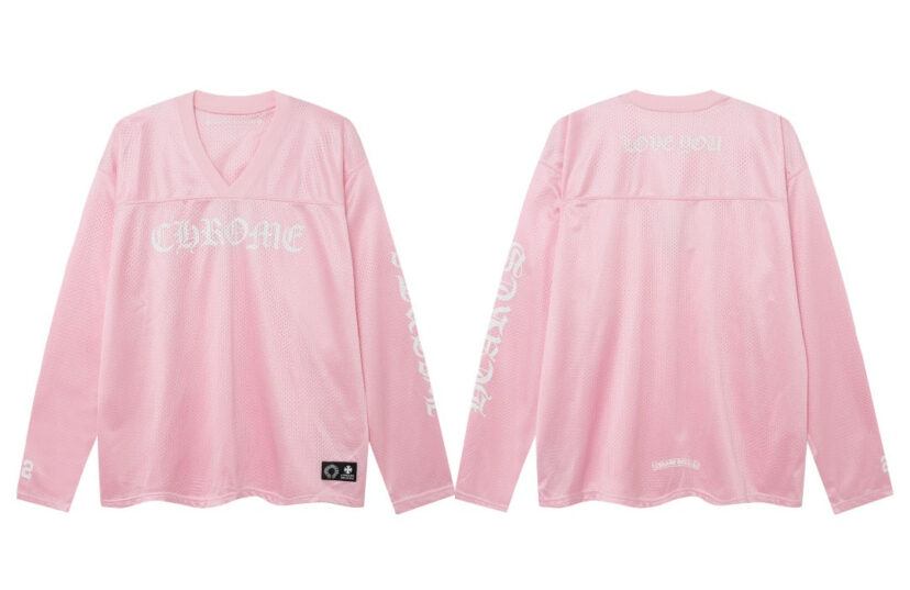 Chrome Hearts flower arm ice hockey suit casual T-shirt suit
