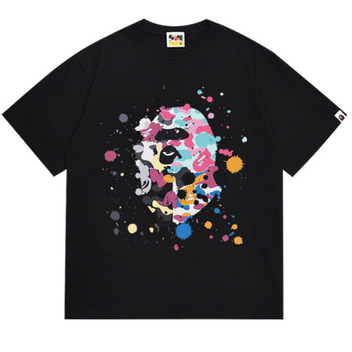 BAPE Splash Print Short-Sleeved Tee
