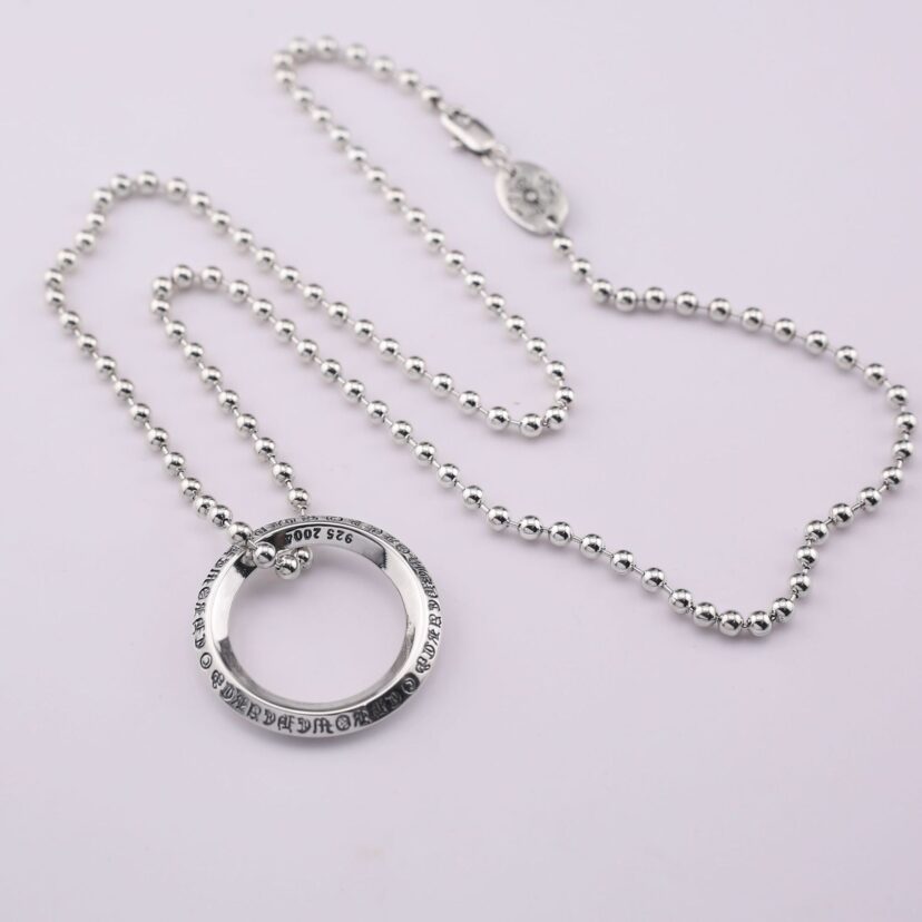 Chrome Hearts fashionable and creative ring pendant necklace