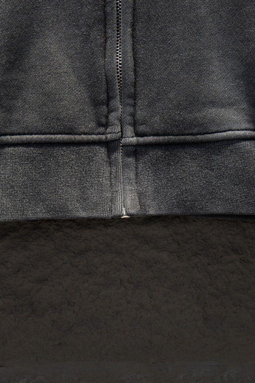[Top Version]Chrome Hearts Style Washed Distressed Hoodie