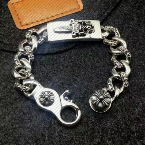 Chrome Hearts Dagger Bracelet Cross ID Bracelet