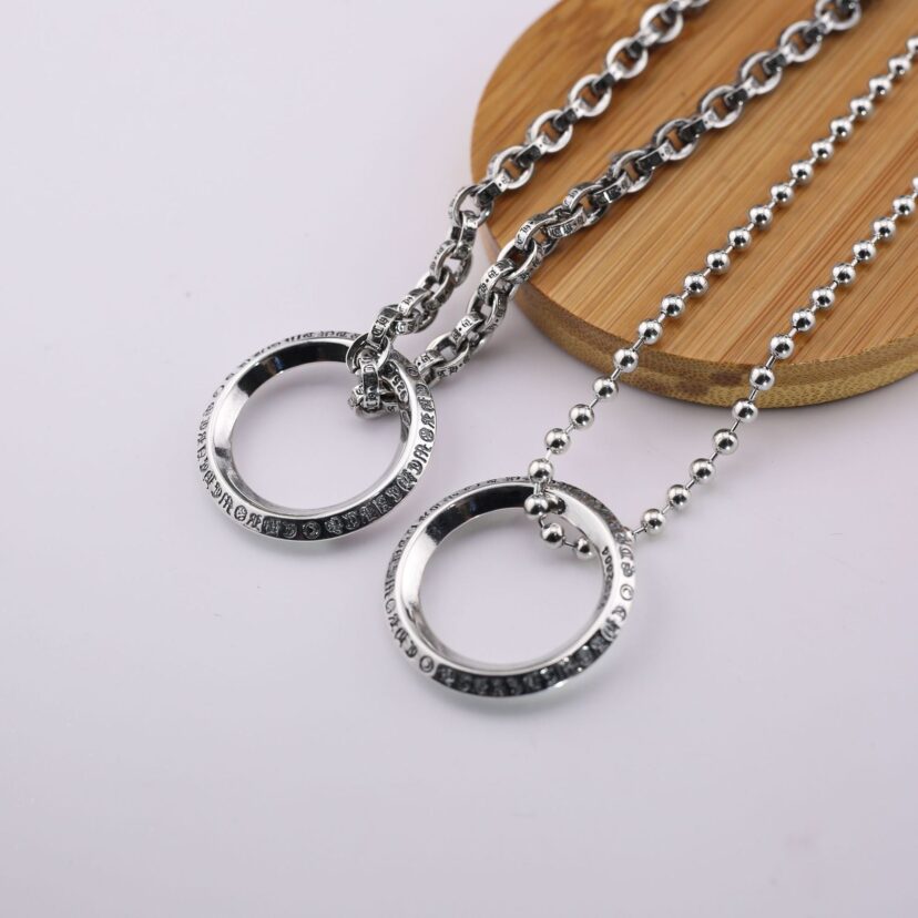 Chrome Hearts fashionable and creative ring pendant necklace