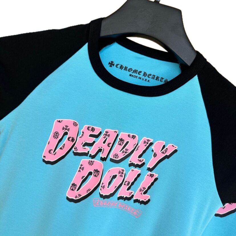 Chrome Hearts deadly doll cartoon goddess print short-sleeved T-shirt