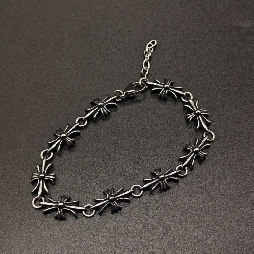 Chrome Hearts Retro Cross Flower Classic Bracelet