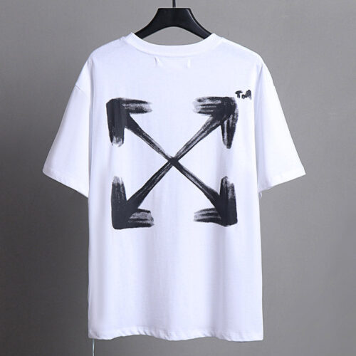 O1CN01rAx2HC1TjUa0T3v9d__2208944992418-0-cib OFF WHITE Creative letter arrow pattern T-Shirts