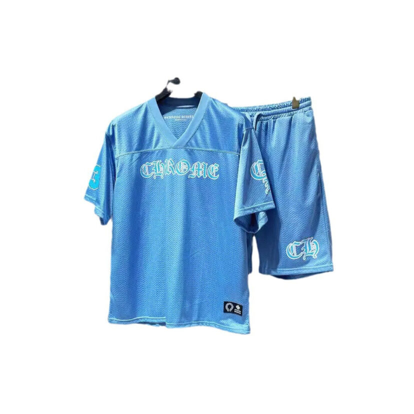 Chrome Hearts flower arm ice hockey suit casual T-shirt suit