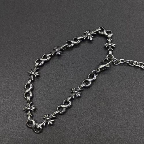 Chrome Hearts Tiny E CH Cross Bracelet