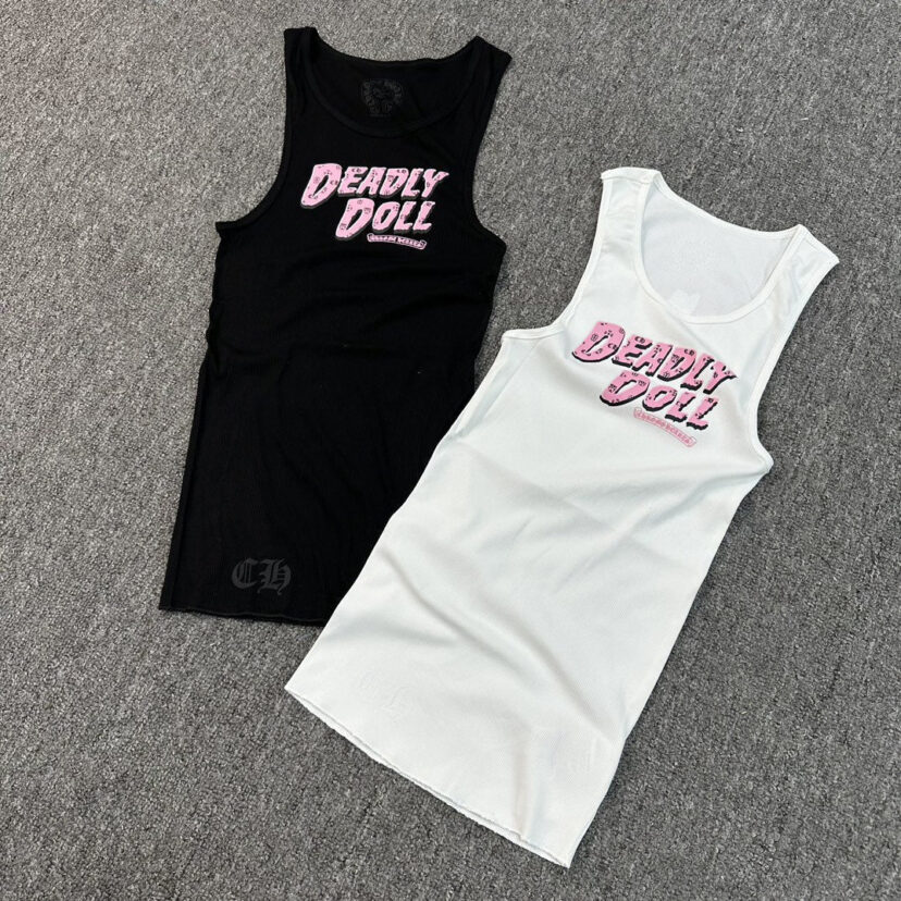 Chrome Hearts deadly doll T-type actress printed vest dress Tank Tops