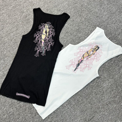 Chrome Hearts deadly doll T-type actress printed vest dress Tank Tops