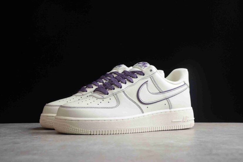 Air Force 1 07 Low 3M White Dark Purple