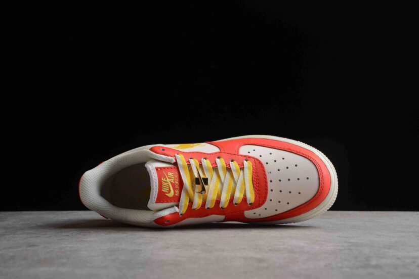 Air Force 1 07 Low Beige Red Gold