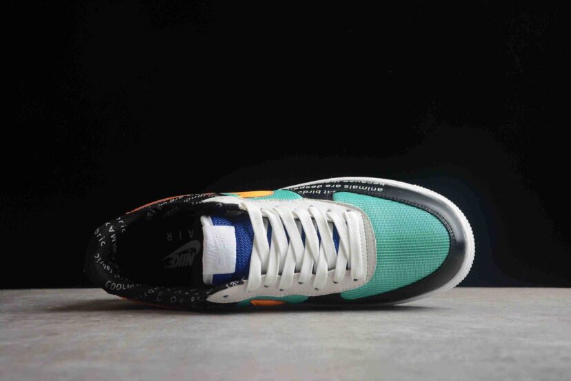 Air Force 1 07 Low Black Blue Orange