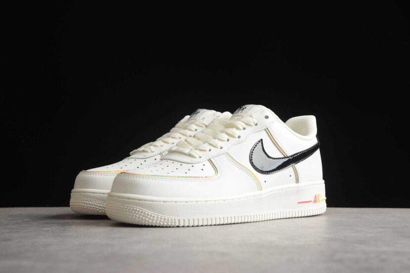 Air Force 1 07 Low Black Rice White Gold
