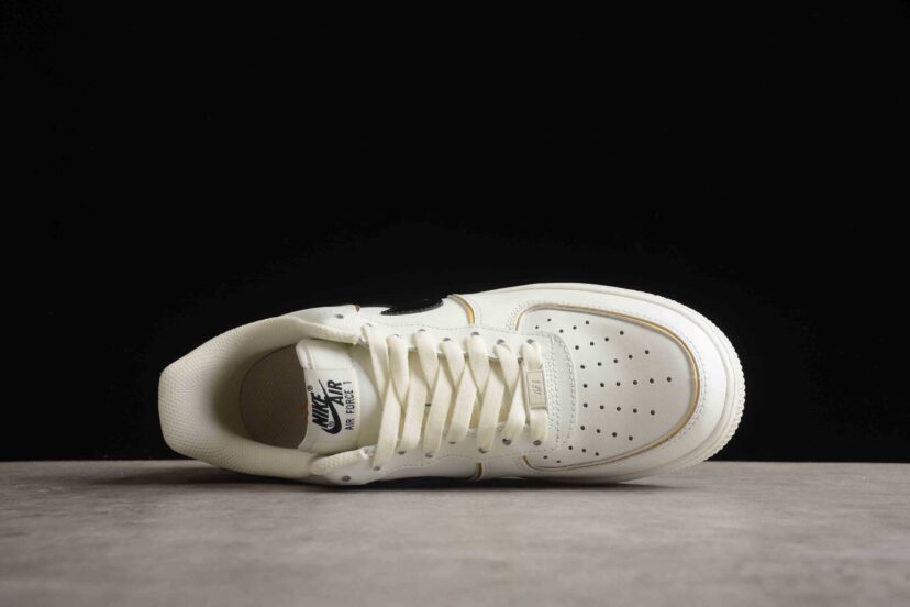 Air Force 1 07 Low Black Rice White Gold
