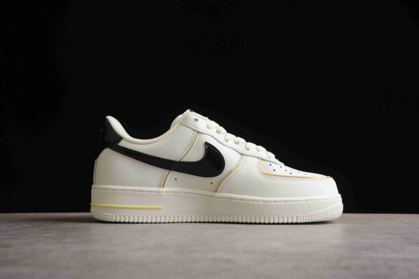 Air Force 1 07 Low Black Rice White Gold