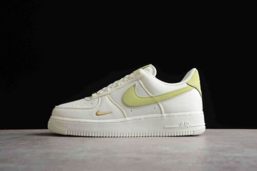 6abca8b173971_1 Air Force 1 07 Low Cream Metallic Gold Green