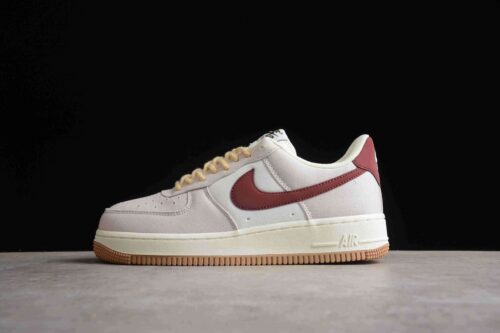 Air Force 1 07 Low Dark Red Cream Brown