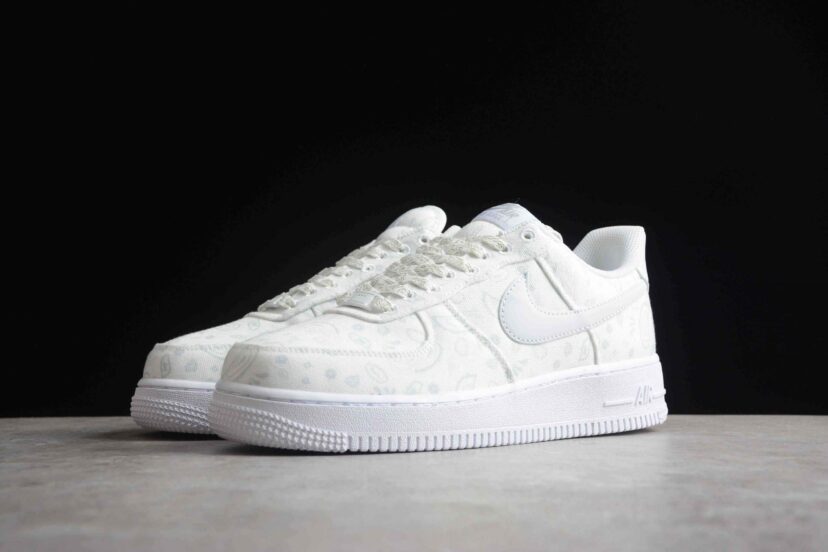 Air Force 1 07 Low Grey White Paisley