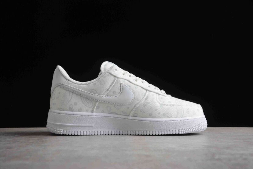 Air Force 1 07 Low Grey White Paisley