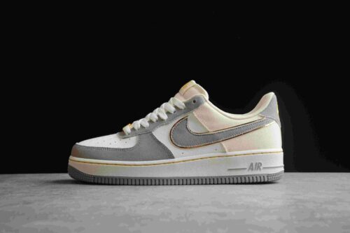 Air Force 1 07 Low Grey White Gold