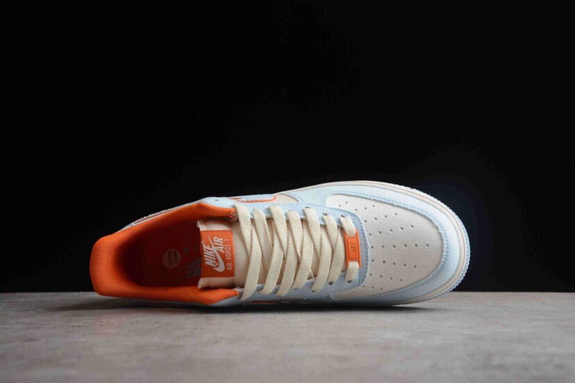 Air Force 1 07 Low Orange Light Blue
