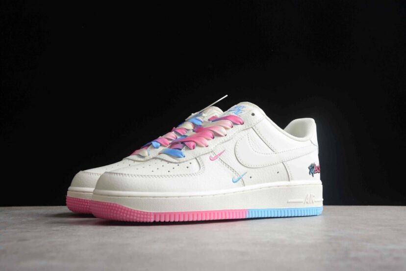 Air Force 1 07 Low White Blue Red
