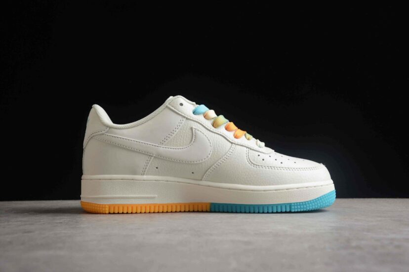 Air Force 1 07 Low White Blue Yellow