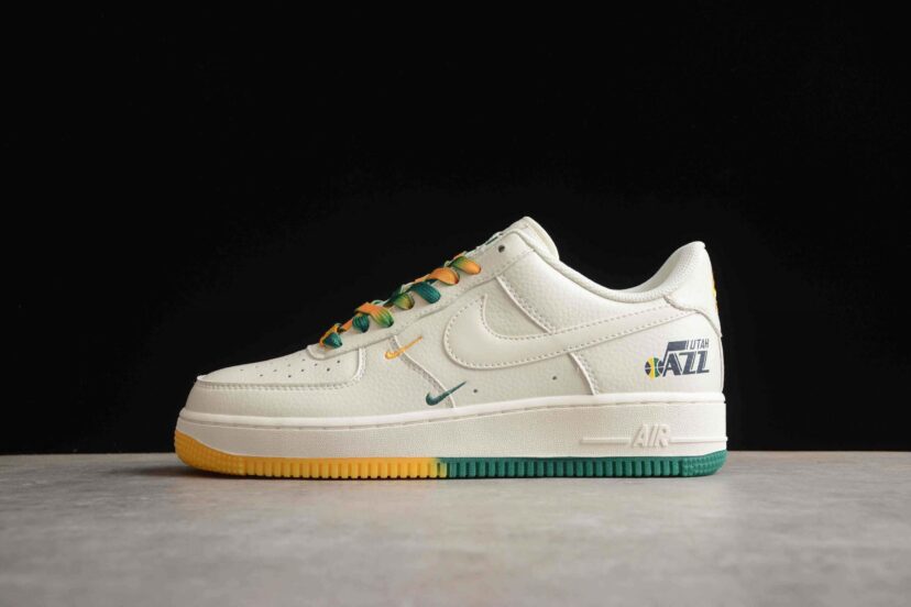 Air Force 1 07 Low White Green Noise Yellow