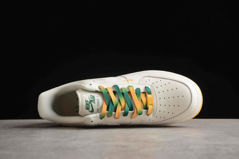 Air Force 1 07 Low White Green Noise Yellow