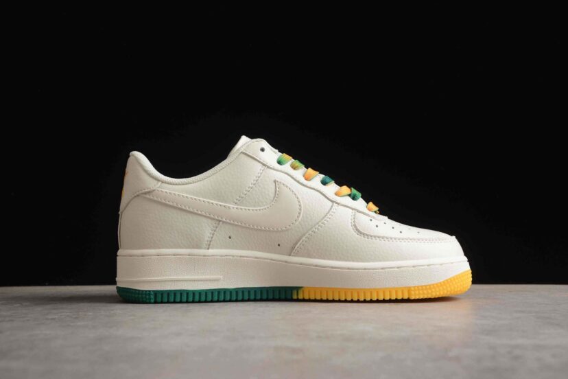 Air Force 1 07 Low White Green Noise Yellow