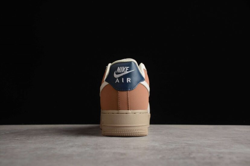 Air Force 1 07 Low White Navy Blue Brown