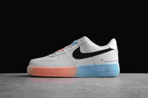 Air Force 1 07 Low White Pink Blue Black
