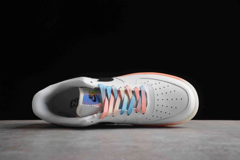 Air Force 1 07 Low White Pink Blue Black