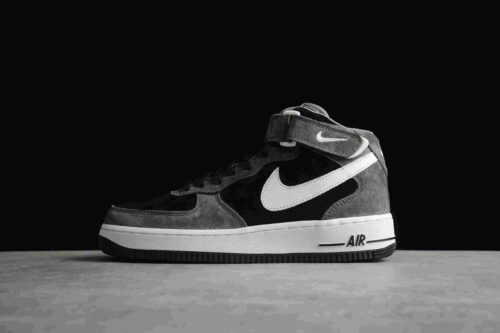 Air Force 1 07 Mid Dark Grey Black White