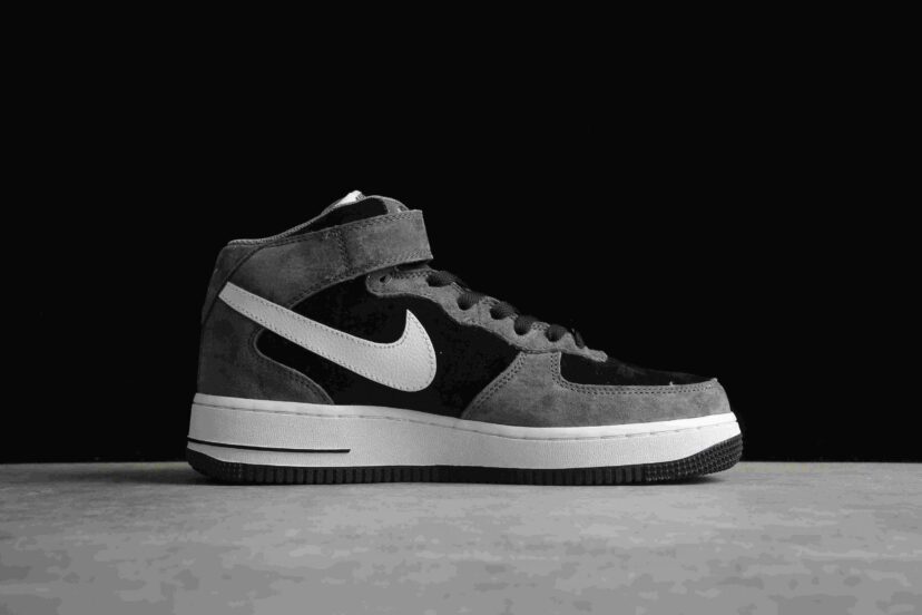 Air Force 1 07 Mid Dark Grey Black White