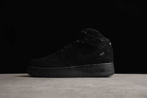 Air Force 1 07 Mid Suede Black