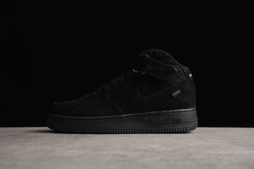 Air Force 1 07 Mid Suede Black