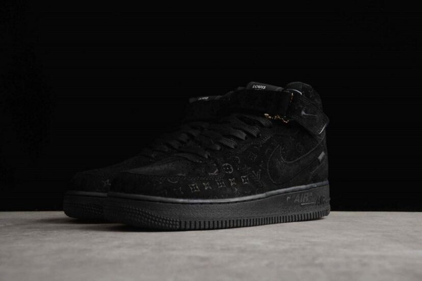 Air Force 1 07 Mid Suede Black