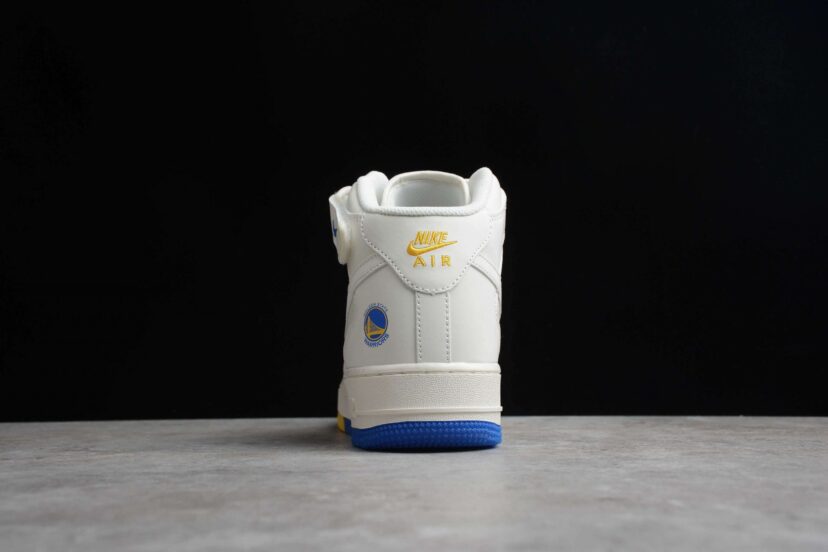 Air Force 1 07 Mid White Blue Yellow