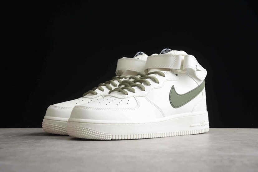 Air Force 1 07 Mid White Green