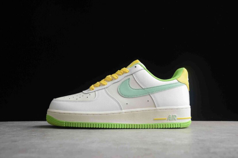 Air Force 1 07 White Green Yellow