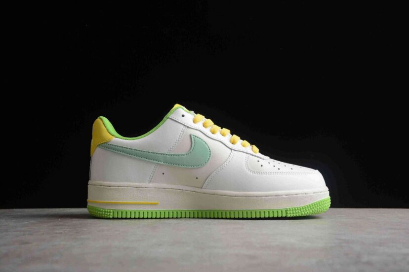Air Force 1 07 White Green Yellow