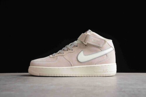 Air Force 1 07 Mid White Grey Sliver
