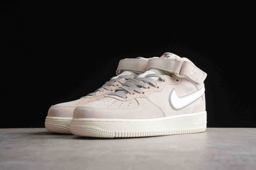 Air Force 1 07 Mid White Grey Sliver