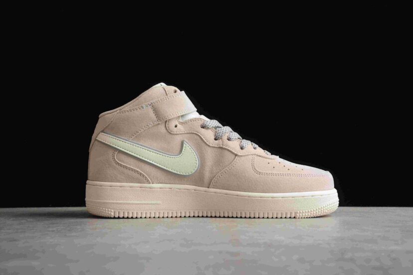 Air Force 1 07 Mid White Grey Sliver