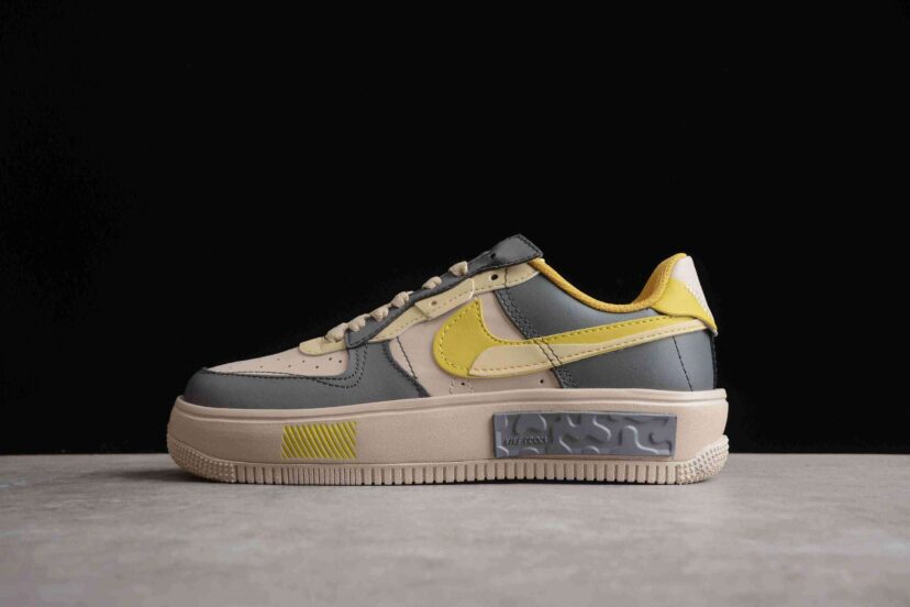 Air Force 1 Fontanka Low Dark Wolf Grey Yellow